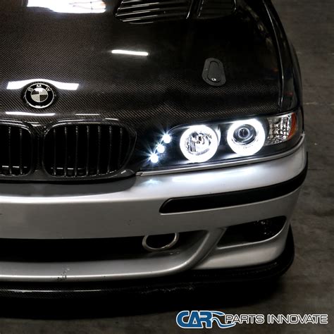 Bmw E Series I I Chrome Led Iced Halo Projector