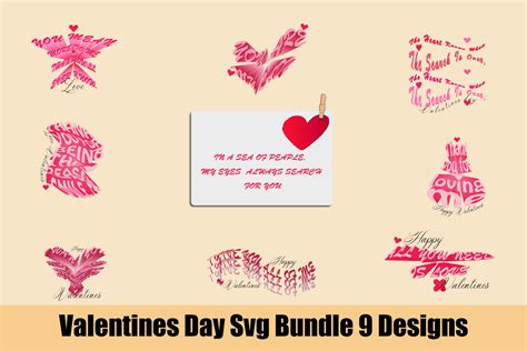 Valentines Day Svg Bundle Love Quotes Graphic by YouArt · Creative Fabrica