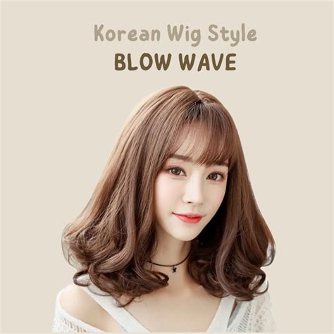 Jual Wig Pony Tipis Akemi Model Blow Wave 40cm Wig Poni Tipis Pendek