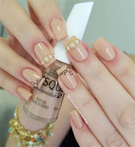Unhas Decoradas Nude Ideias Fotos E Passo A Passo