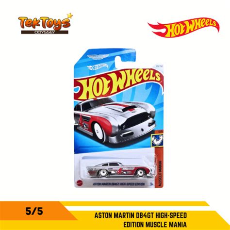 Hot Wheels Aston Martin Db Gt High Speed Edition Muscle Mania Creased Card Shopee