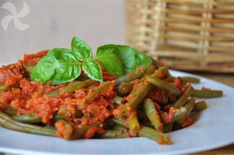 Jud As Verdes Al Vapor Con Tomate Y Albahaca