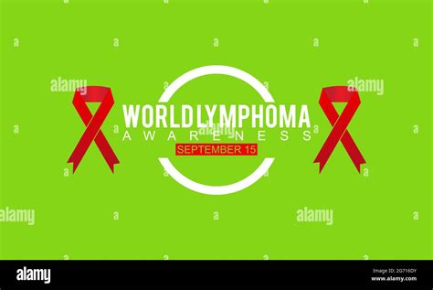 World Lymphoma Awareness Day Observed On September Each Year Banner