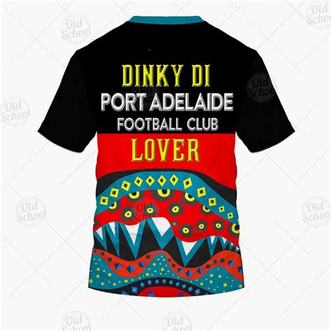 Afl Dinky Di Port Adelaide Football Club Lover Aboriginal Flag X