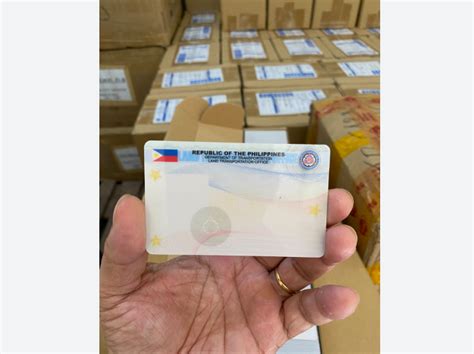 May Plastic Na Backlog Sa Driver S License Card Nasa 3 1M Pa Balita