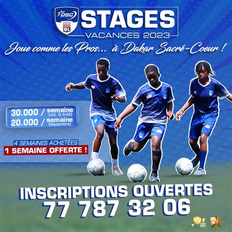 Stages Vacances Foot Dakar Sacr C Ur As Dakar Sacr Coeur