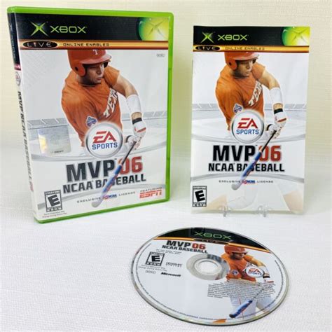 Mvp 06 Ncaa Baseball Ea Sports Microsoft Xbox 2006 Complete Tested