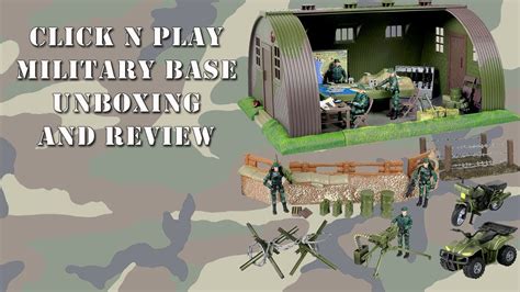 Unboxing And Review Of The Click N Play Mega Military Army Base Play