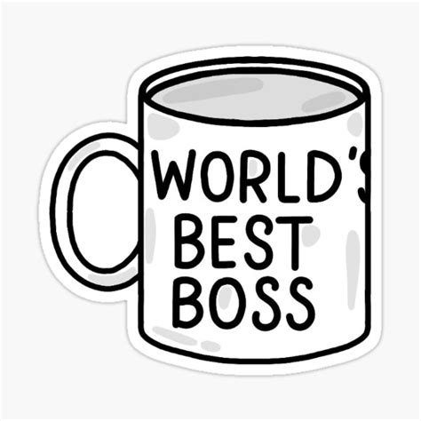 The Office World S Best Boss Mug Sticker For Sale By Cutermelon