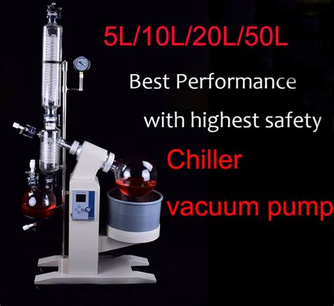 50L Industrial Vacuum Thin Film Distillation Equipment Water Bath