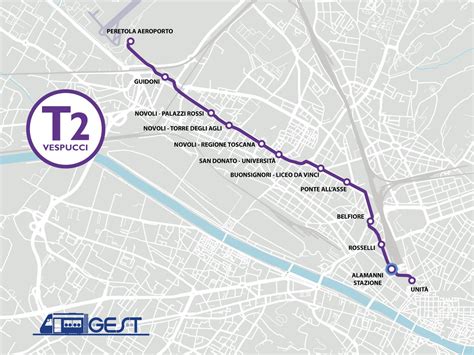 Firenze Nascita Di Una Tranvia Linea T Vespucci Mappa E Nomi Fermate