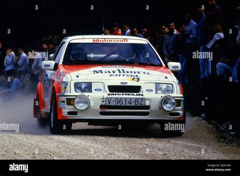 Carlos Sainz Esp Antonio Boto Esp Ford Sierra Rs Cosworth Gra