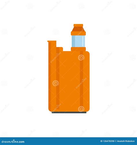 Icono De La Caja De Vape Estilo Plano Ilustraci N Del Vector