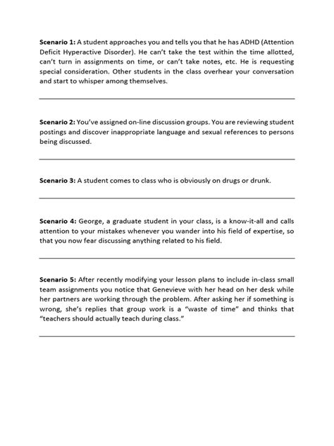 scenarios | PDF