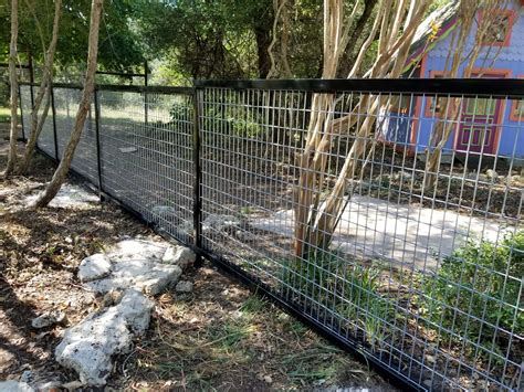 Welded Horse Panel With Black Square Steel Frame Cattle Panels