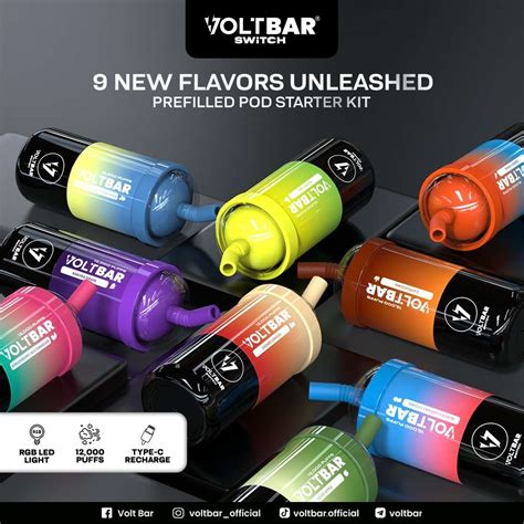 Volt Bar Switch K Puffs Starter Kit Super Fast Malaysia