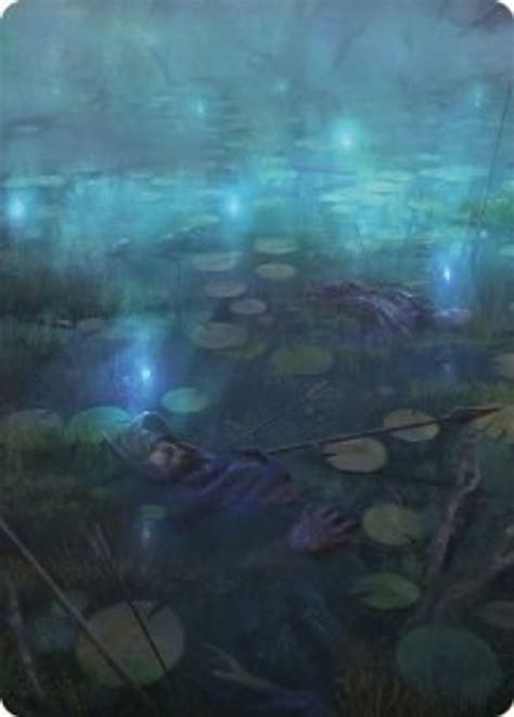 The Dead Marshes Art Card - Magic the Gathering - MTG card