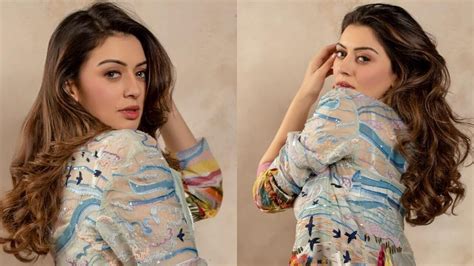 Hansika Motwani Looks Vibrant In Floral Ethnic Wear See Pics