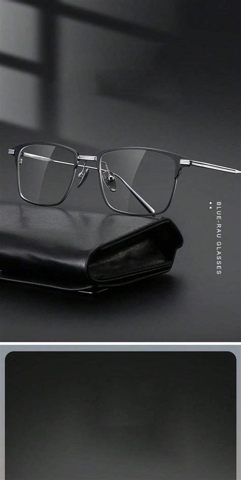 Montura De Gafas Pticas De Titanio Puro Ultraligera Para Hombres