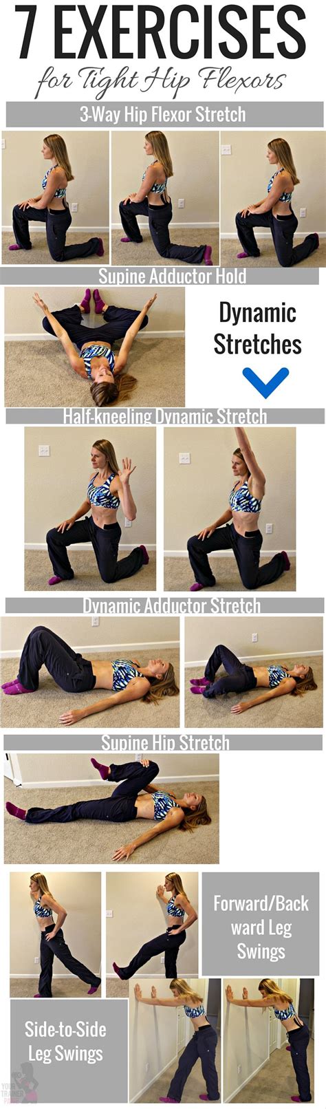 Hip Flexor Stretches 7 Exercises For Tight Hip Flexors