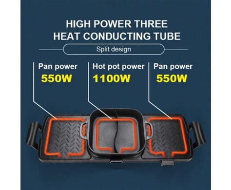 Large Electric Grill Hot Pot Hotpot In Electric Barbecue V Cs Ho Bbhp Ozappliances