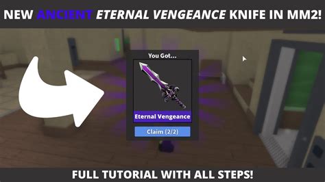 How To Get The New Eternal Ancient Knife In Mm2 New Mm2 Godly Update 2021 Full Tutorial