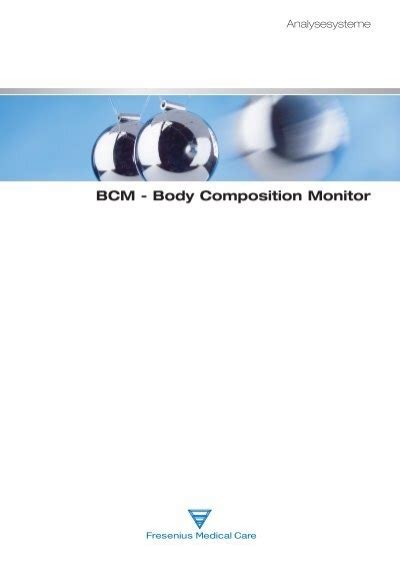 BCM Body Composition Monitor Fresenius Medical Care