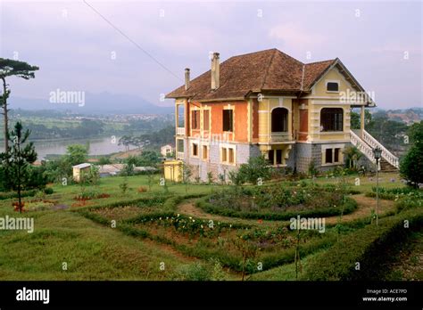 Vietnam Dalat French Colonial Villa Stock Photo 7502764 Alamy