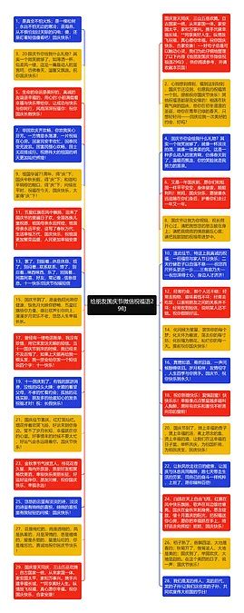 给朋友国庆节微信祝福语29句思维导图编号c2184802 Treemind树图