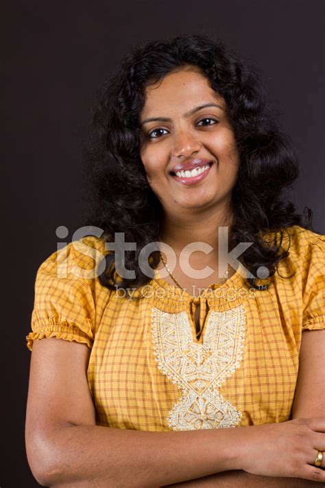 Portrait Of Young Beautiful Indian Smiling Women Stock Photo Royalty