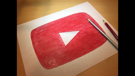 How To Draw The Youtube Logo Logo Drawing Youtube Images And Photos