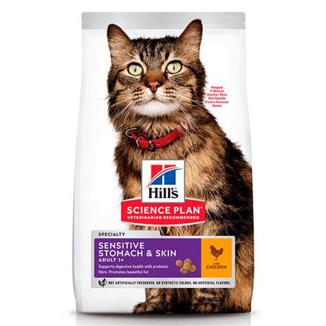 Купить HILL’S (Хиллс) Cat Adult Sensitive Stomach & Skin Chicken ...