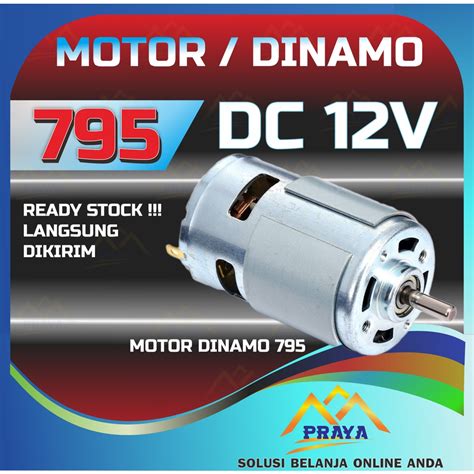 Jual DINAMO DC 775 795 895 550 MOTOR LISTRIK 12V 24V 12 V 24 V HIGH