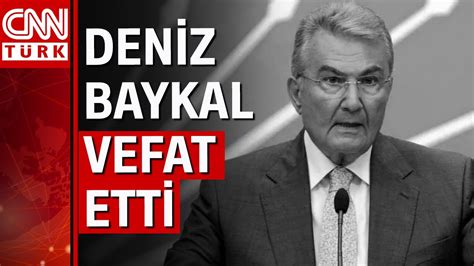 Eski Chp Genel Ba Kan Deniz Baykal Ya Nda Hayat N Kaybetti Ac