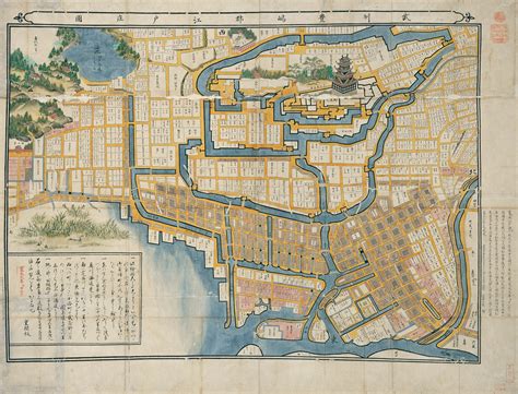 Map Of Japan Edo Period