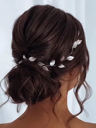 Amazon JAKAWIN Leaf Bride Wedding Hair Vine Gold Hair Piece