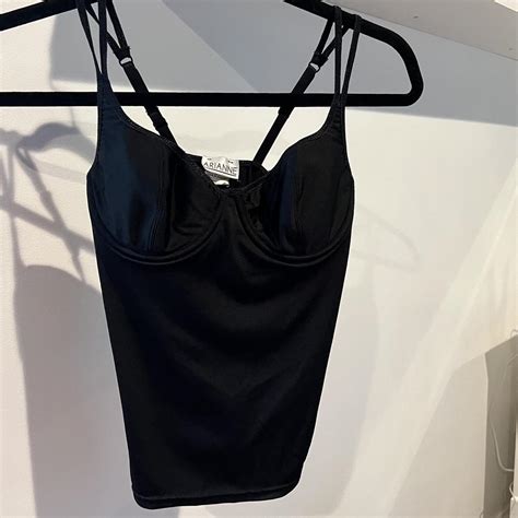 Vintage Black Silk Lingerie Arianne Top Depop Depop