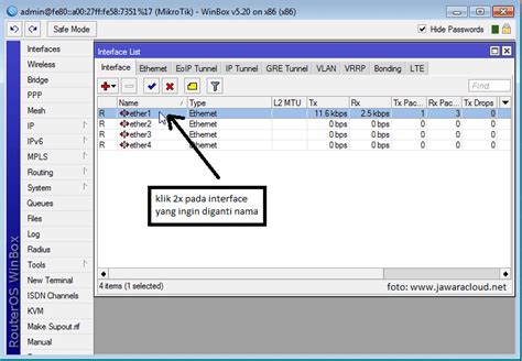 Bayujuliansyah Konfigurasi Dasar Mikrotik Winbox