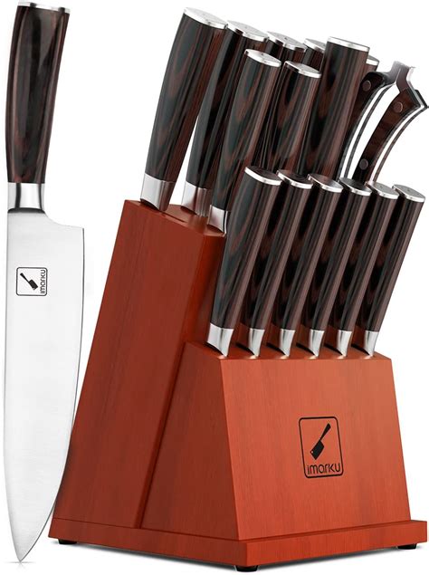 Knife Set Imarku 16 Piece Premium Kitchen Knife Set Ultra Sharp