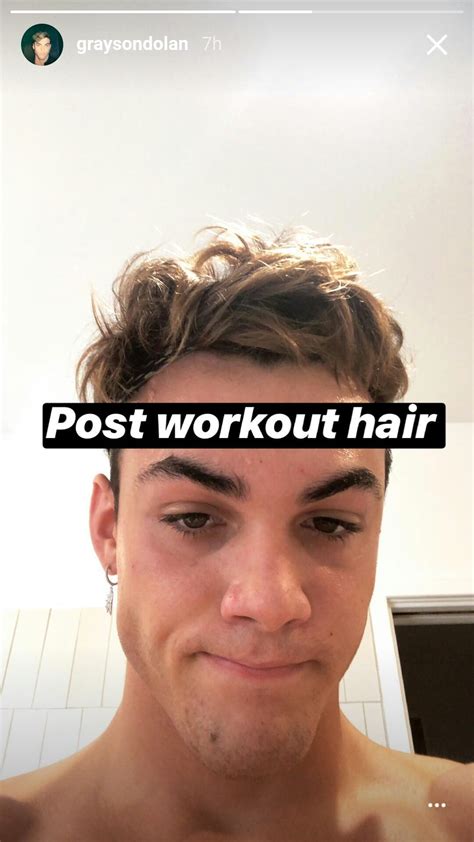 Pinterest Dmgiss01 Post Workout Hair Ethan And Grayson Dolan Meet U