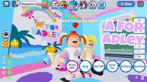 A FOR ADLEY ON TWILIGHT DAYCARE ROBLOX YouTube