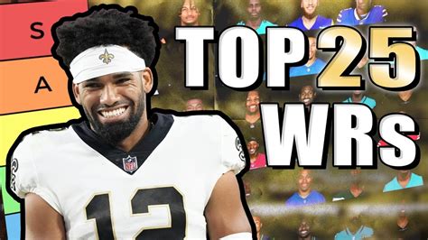 Wide Receiver Tier List Fantasy Football 2023 Tiers And Rankings Youtube