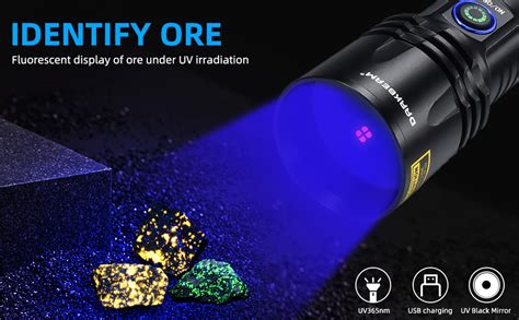 Darkbeam Lampe Torche Uv Nm Puissante Lumi Re Noire Led Lampe De