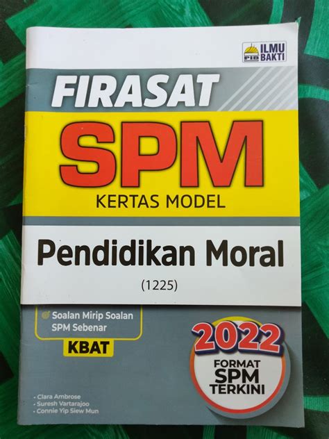 Pendidikan Moral Kertas Model Firasat Spm Hobbies Toys Books