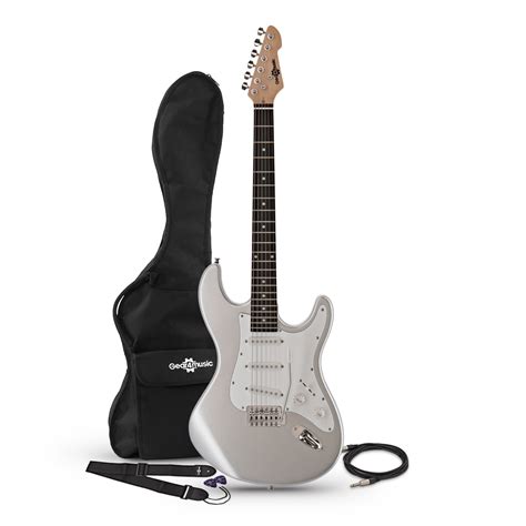 La E Gitarre Von Gear Music Silber Gear Music