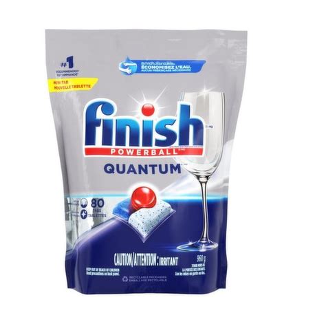 Finish Quantum Powerball Automatic Dishwasher Detergent Tabs