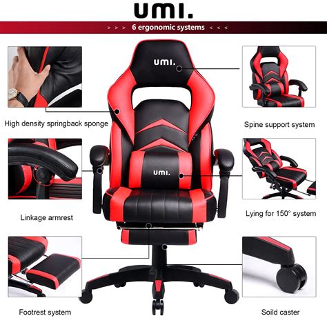 Amazon Brand Umi Office Gaming Chair With Footrest Ergonomic Computer