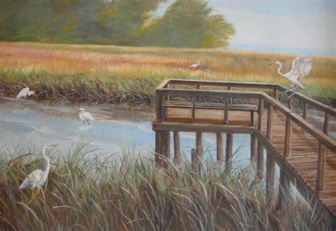 Florida Wetlands Painting By Teresa Trotter Fine Art America