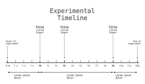 Experimental Timeline Horizontal Black And White Biorender Science