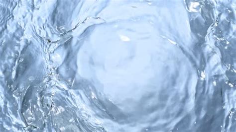 Super Slow Motion Abstract Shot Of Rippling Blue Water Background At